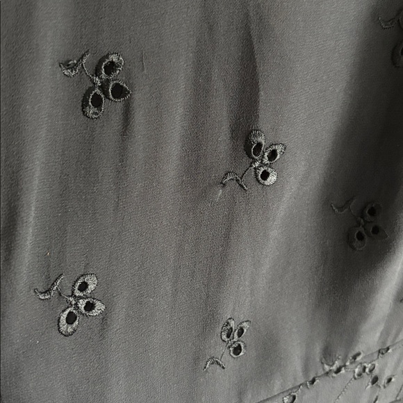 Y2K IcE • beaded and embroidered black silk blouse - Picture 7 of 8